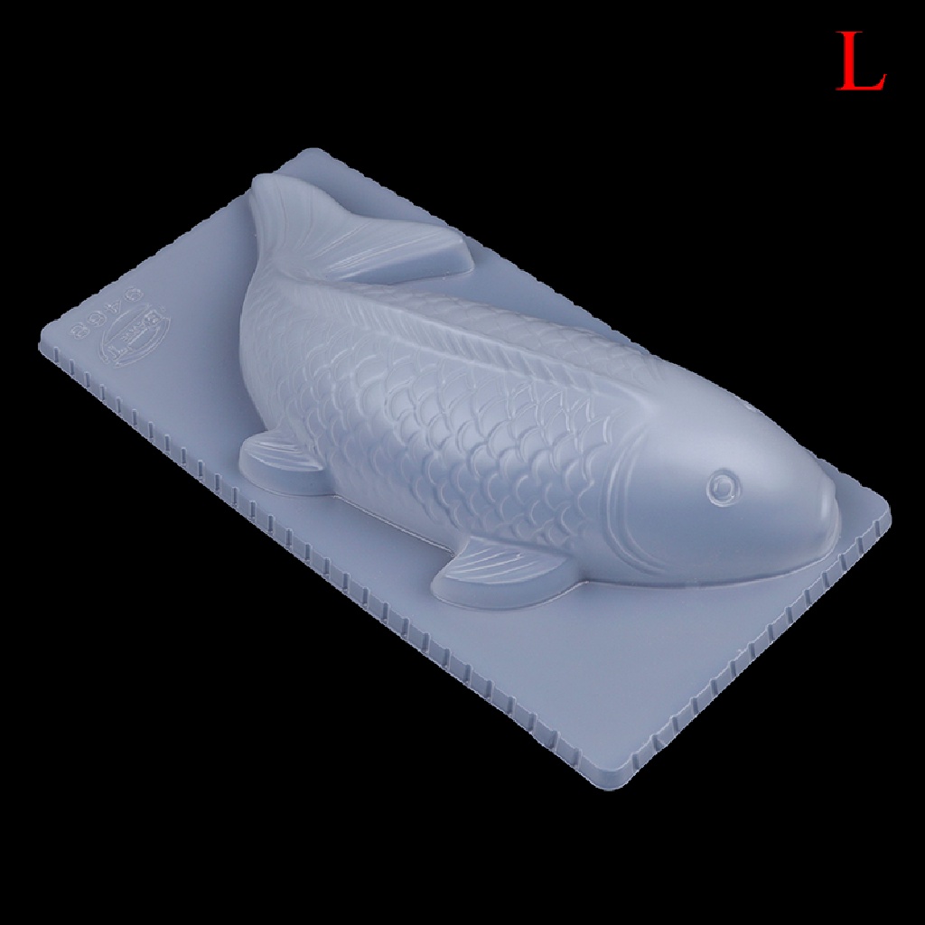 Khuôn nhựa làm bánh kem / sô cô la / thạch rau câu hình cá 3D dễ thương