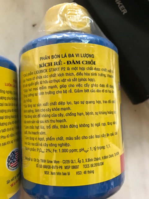 Phân bón lá Vitamin B1-Growmore lọ 235ml giúp cây ra rễ - nẩy chồi.