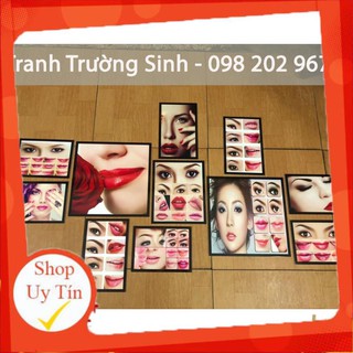 [RẺ VÔ ĐỊCH] -  BỘ 11 TRANH FOMEX DÁN (PHUN XĂM + NỐI MI) IN DECAL THEO YÊU CẦU