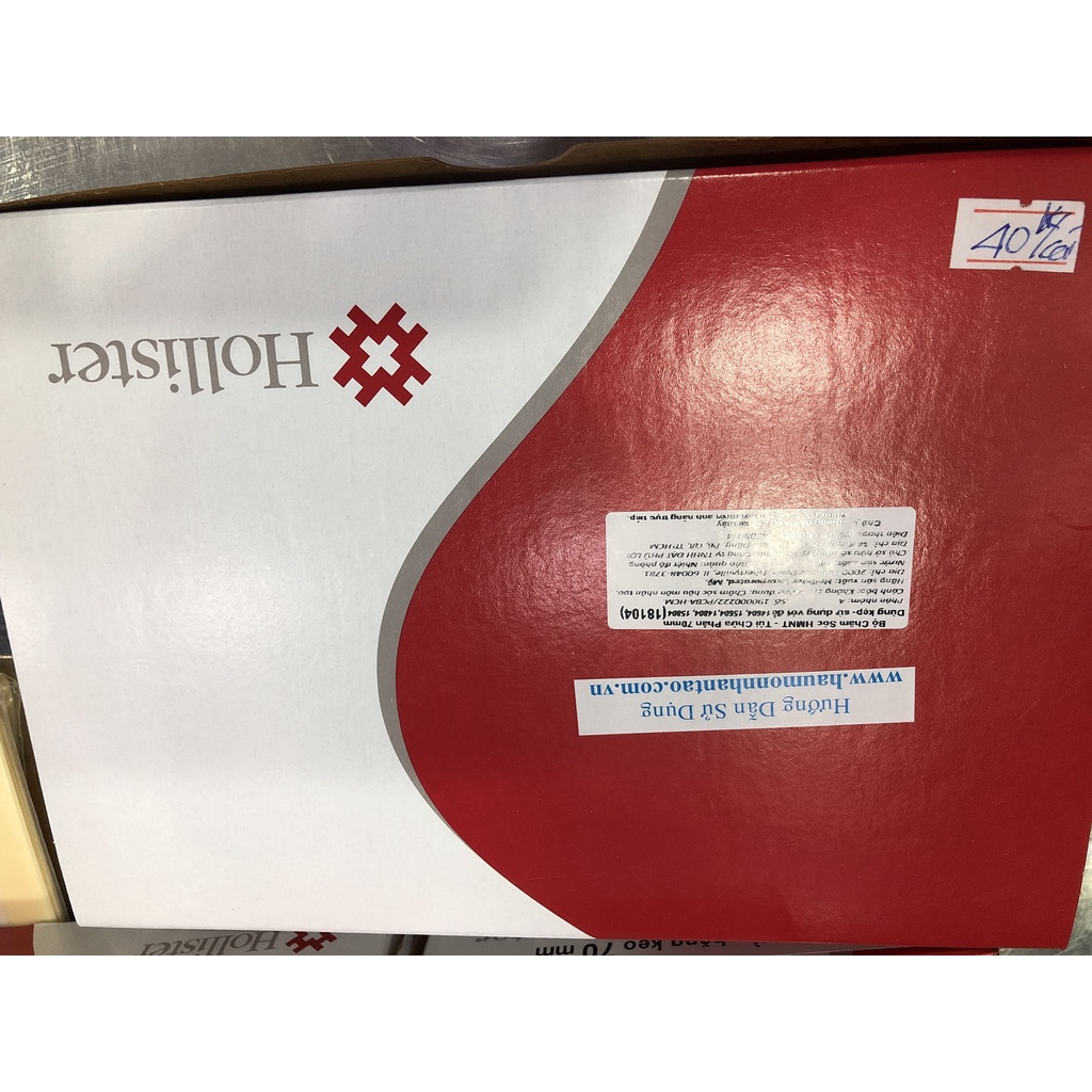 ❤Túi hậu môn nhân tạo hai mảnh HOLLISTER túi chứa phân hậu môn nhân tạo hai mảnh HOLLISTER 18102 18103 18104