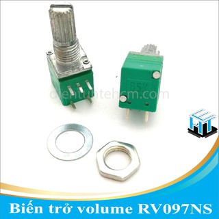 Biến trở volume / Chiết áp RV097NS đôi 6 chân không có công tắc