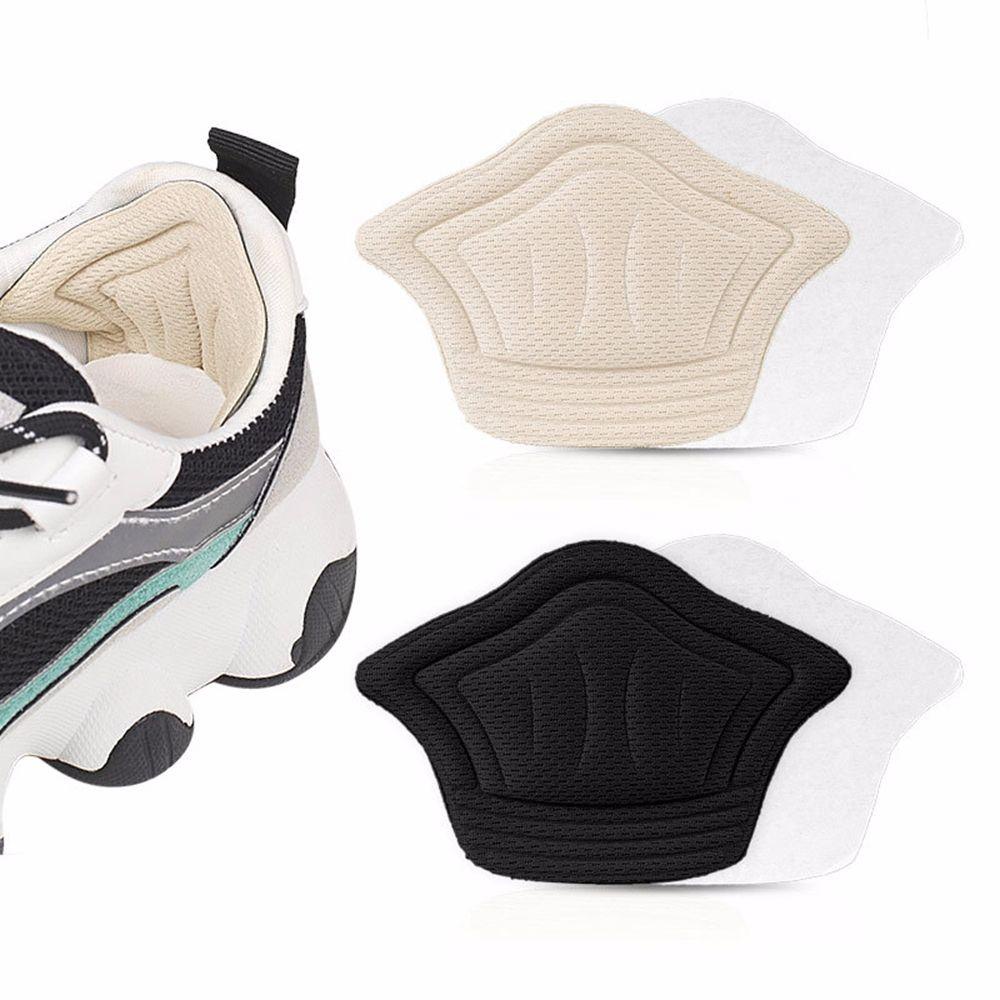 QQMALL Miếng Dán Sau Giày Bằng Lưới Thoáng Khí Chống Trượt Có Thể Điều Chỉnh