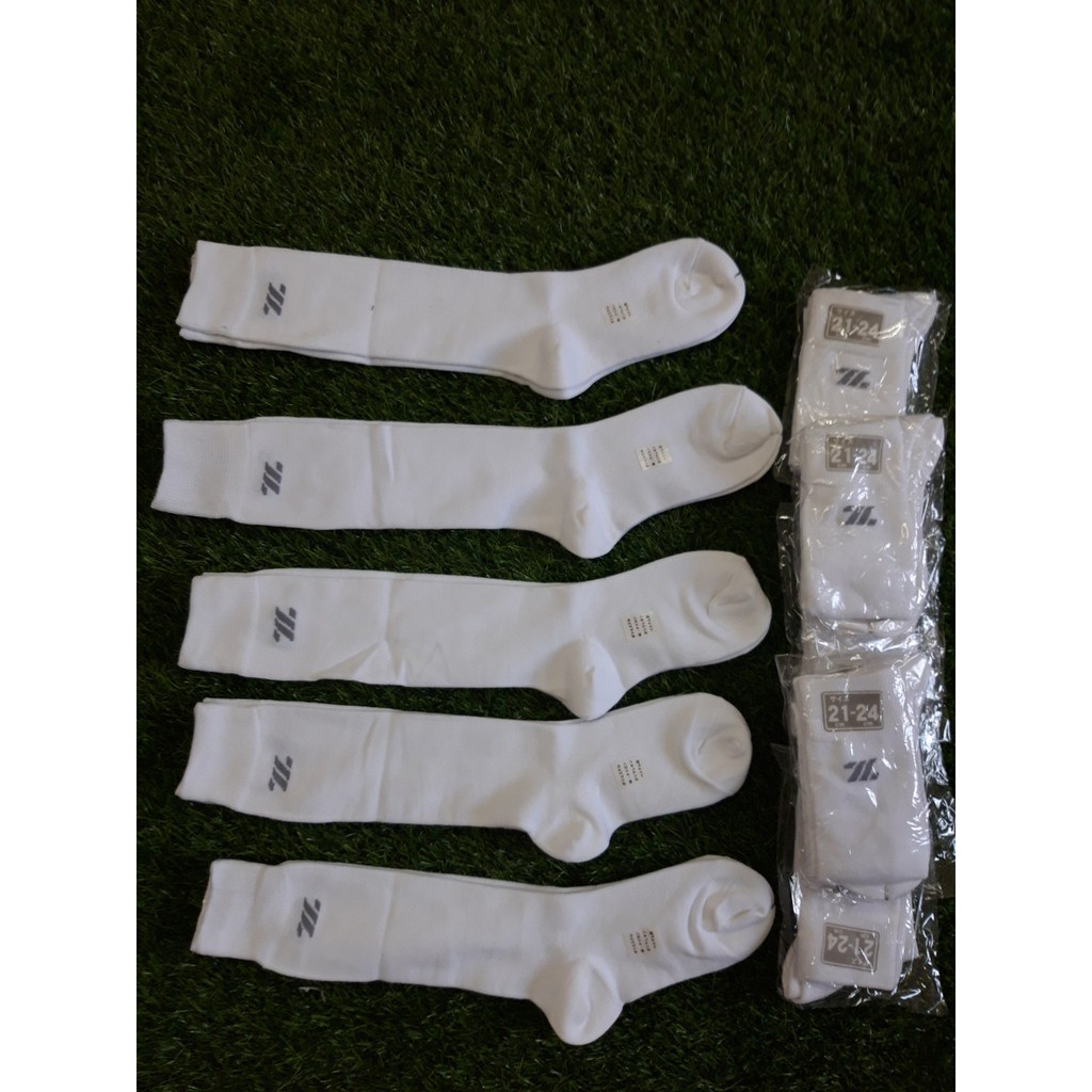 COM BO 10 ĐÔI TẤT DÀI ĐÁ BÓNG HÀNG XUẤT NHẬT DƯ(mầu trắng)