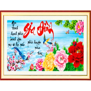 Tranh đính đá Gia đình Lv176