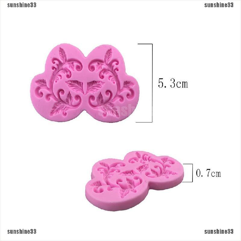 Khuôn Silicone Tạo Hình Dây Hoa Trang Trí Bánh DIY