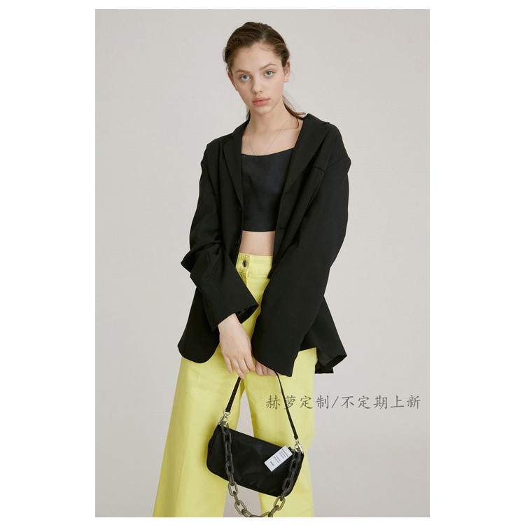 Túi đeo dưới cánh tay Bằng acrylic Phối Dây Xích Thời Trang Mùa Hè Hàn Quốc 2020