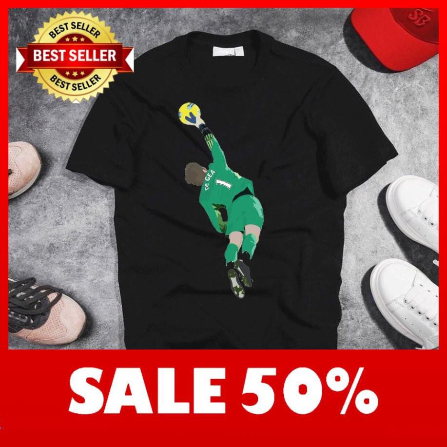 Áo Thun In Hình David de Gea Mã 02 - Áo In Hình Cầu Thủ Bóng Đá