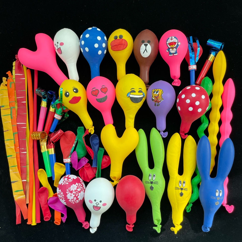 Bong Bóng Hình Thỏ Hoạt Hình Nhiều Kiểu Dáng Cho Bé