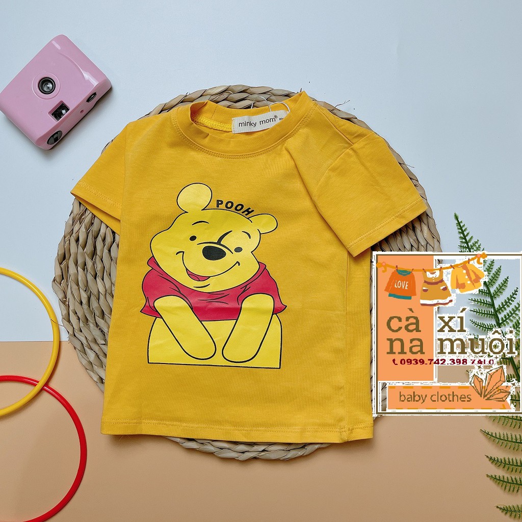 Áo Minky Mom COTTONFREESHIP[XEM TRƯỚC KHI THANH TOÁN]Hàng Chuẩn Cao Cấp Ngắn Tay Họa Tiết Dể Thương Cho Bé