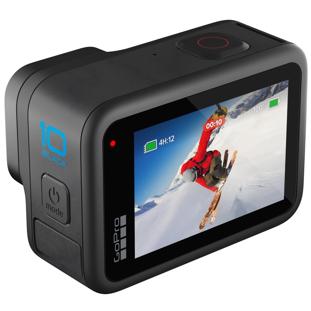 Camera hành trình Gopro Hero 10 Black, Chống rung HyperSmooth 4.0, Màn hình hiển thị LCD màu, Bảo hành 12 tháng