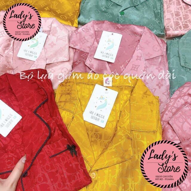 Bộ đồ Pijama lụa💖Bộ lụa gấm cộc-đùi cao cấp [hàng chuẩn kèm Video+ảnh thật] | BigBuy360 - bigbuy360.vn