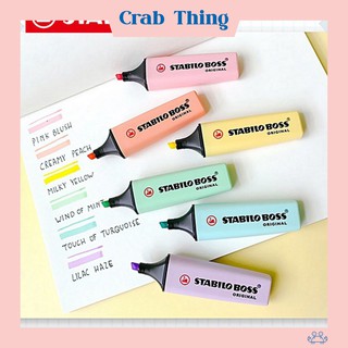 Bút dạ đánh dấu Stabilo Boss Highlighter - Pastel [SALE SẬP SÀN]