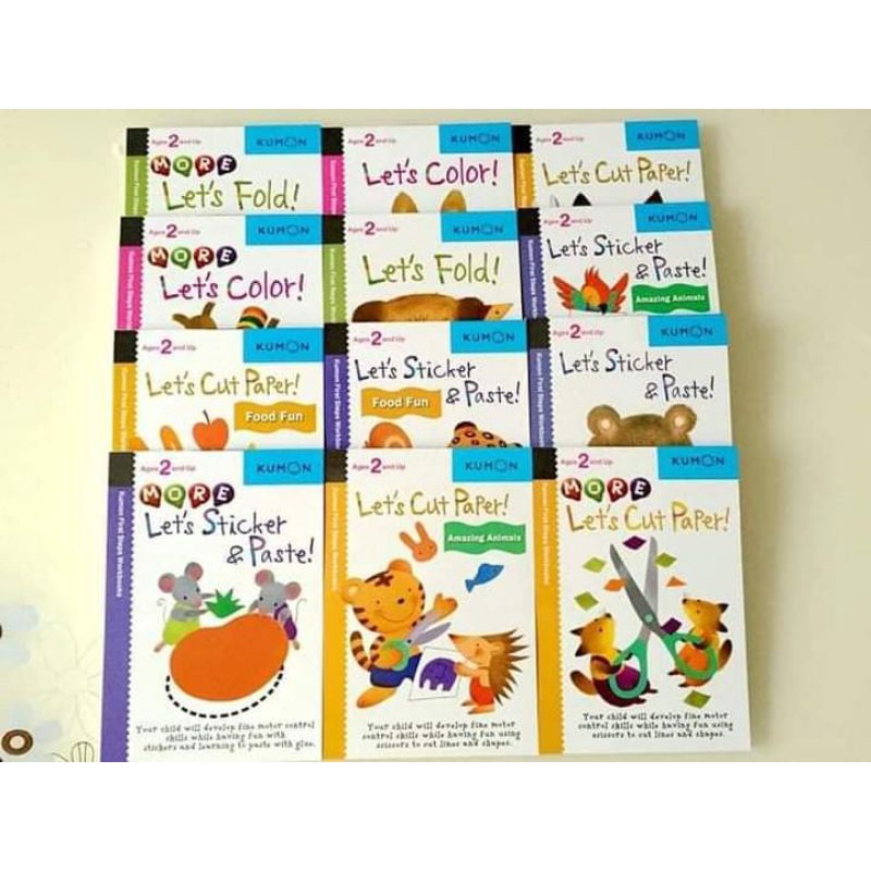 KUMON FIRST STEPS WORKBOOKS (12 books)
