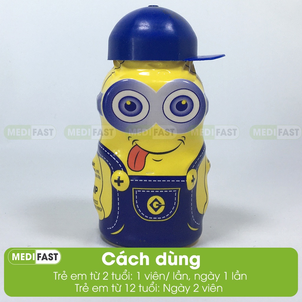 Kẹo Sữa ong chúa dạng kẹo ngậm nhai cho bé - Lọ 20 viên - của hãng Takarai Việt Nam, tăng sức đề kháng, minion pokemon.