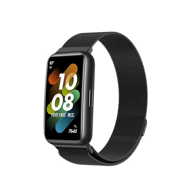 Dây Đeo Kim Loại Hít Nam Châm Thời Trang Cho Đồng Hồ Thông Minh Huawei Band 7 / 6