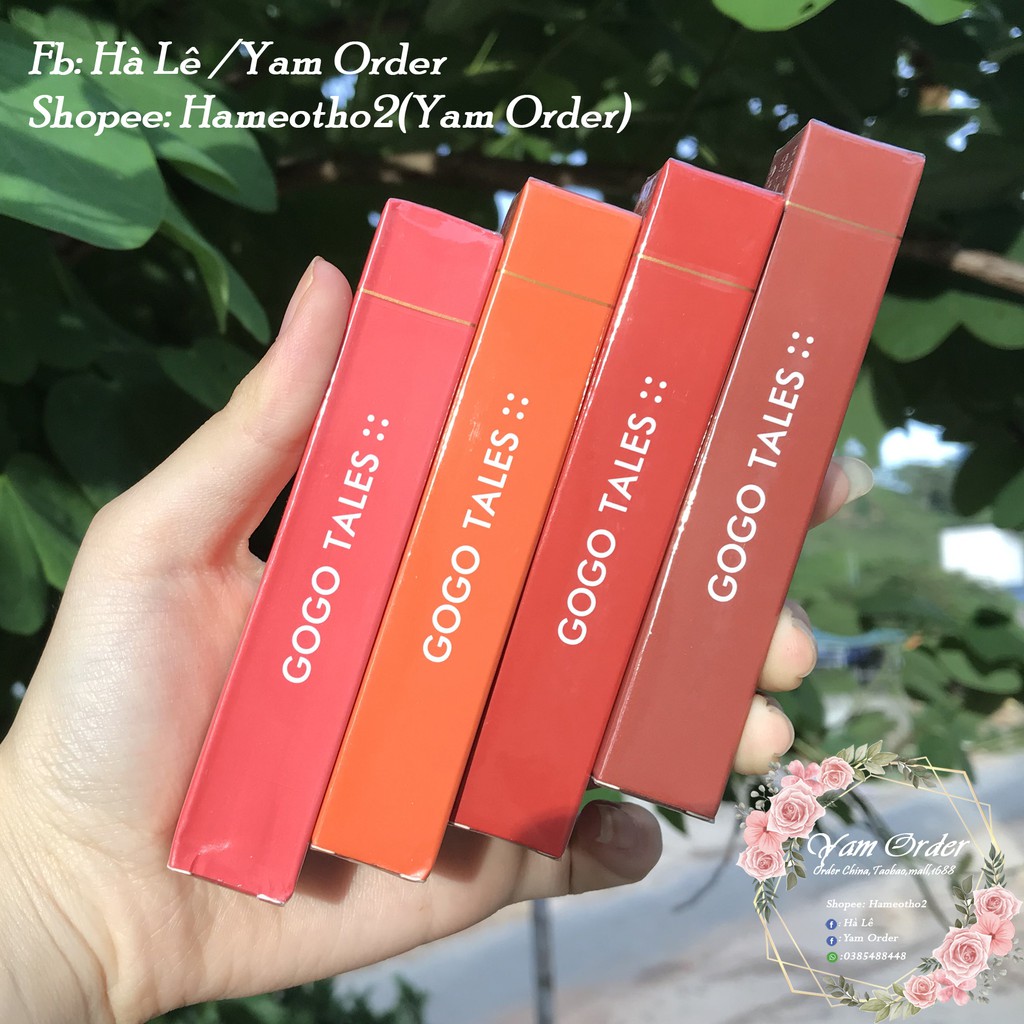 [ẢNH THẬT] SON GOGO TALES 6 MÀU