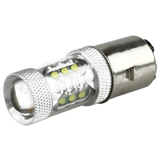 Đèn pha 80W BA20D H6 16 bóng LED cho xe máy / xe đạp