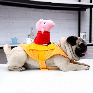 Áo cosplay heo peppa cho chó mèo