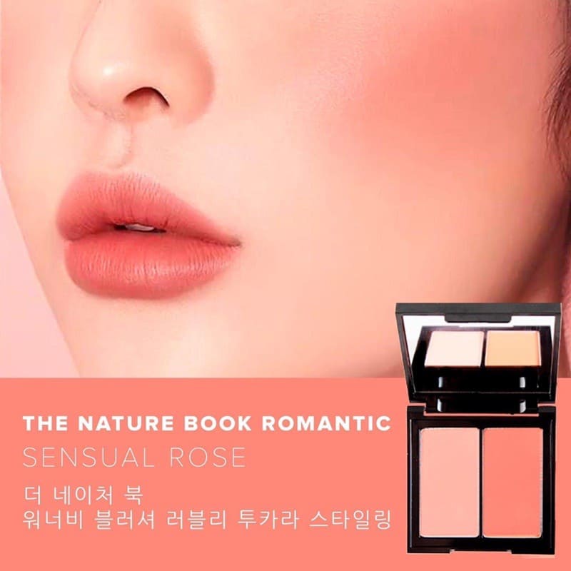 [CHÍNH HÃNG THE NATURE BOOK] PHẤN MÁ HAI MÀU THE NATURE BOOK – PHẤN MÁ HỒNG WANNA BE BLUSHER TWO COLOR STYLING