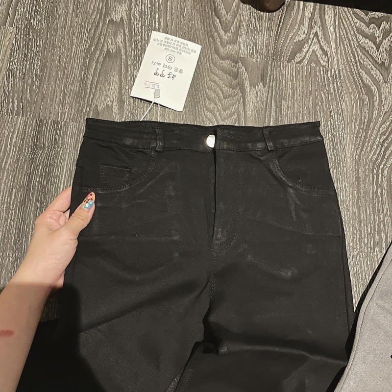 Quần Bò Giấy 1 Cúc Cạp Cao Siêu Hách Chân | BigBuy360 - bigbuy360.vn