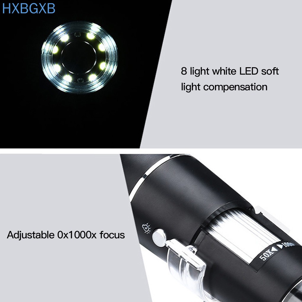 Kính Hiển Vi Điện Tử Phóng Đại 500 Lần Có 8 Đèn LED Cổng USB | BigBuy360 - bigbuy360.vn
