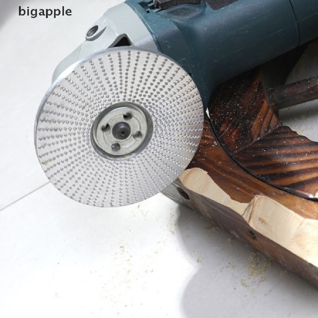 bigapple Wood Grinding Wheel Angle Grinder Disc Wood Carving Sanding Steel Disc Abrasive Tool RDG