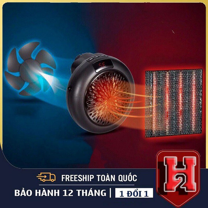 ❤Thiết Bị Sưởi Mini Công Suất 900W, Nhiệt Tỏa Đều, Không Mùi❤