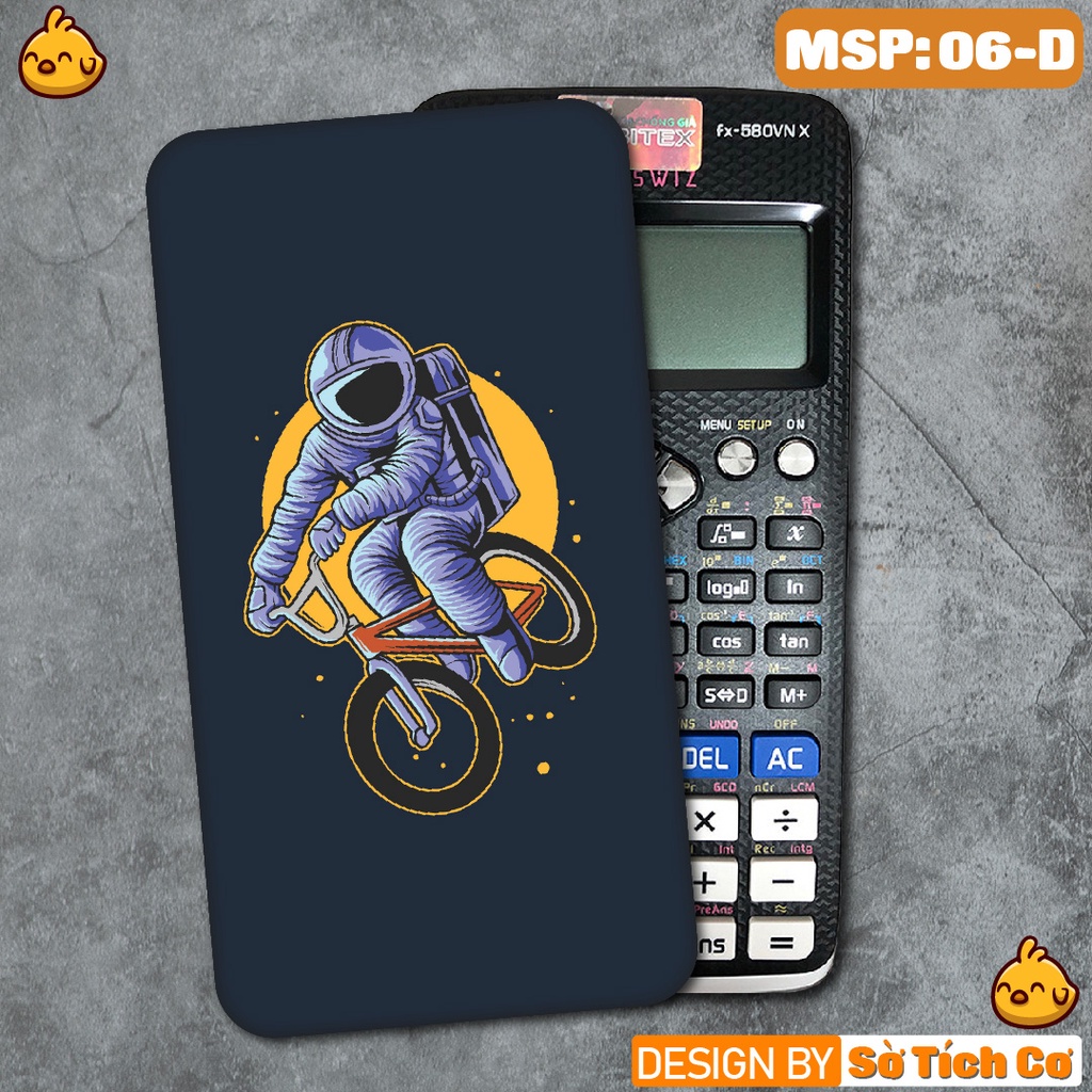 Miếng decal dán máy tính fx-570, fx-580, fx880, Casio, Vinacal,... Phi Hành Gia 3 MSP: 06