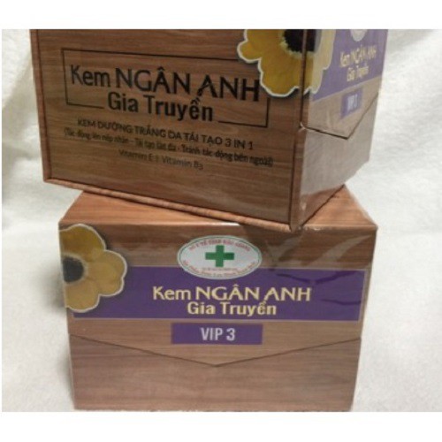 KEM DƯỠNG TRẮNG DA TÁI TẠO 3 IN 1 - NGÂN ANH GIA TRUYỀN 25G