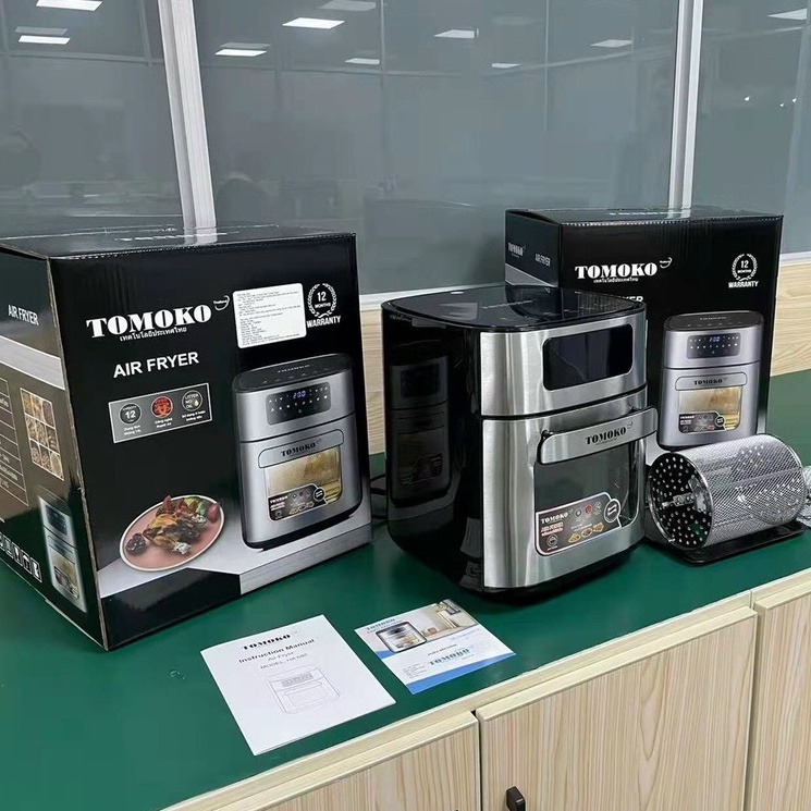 Nồi chiên không dầu Thái Lan MITSUSITA, TOMOCO 1800W, Quà tặng khủng 10 phụ kiện bảo hành 12 tháng