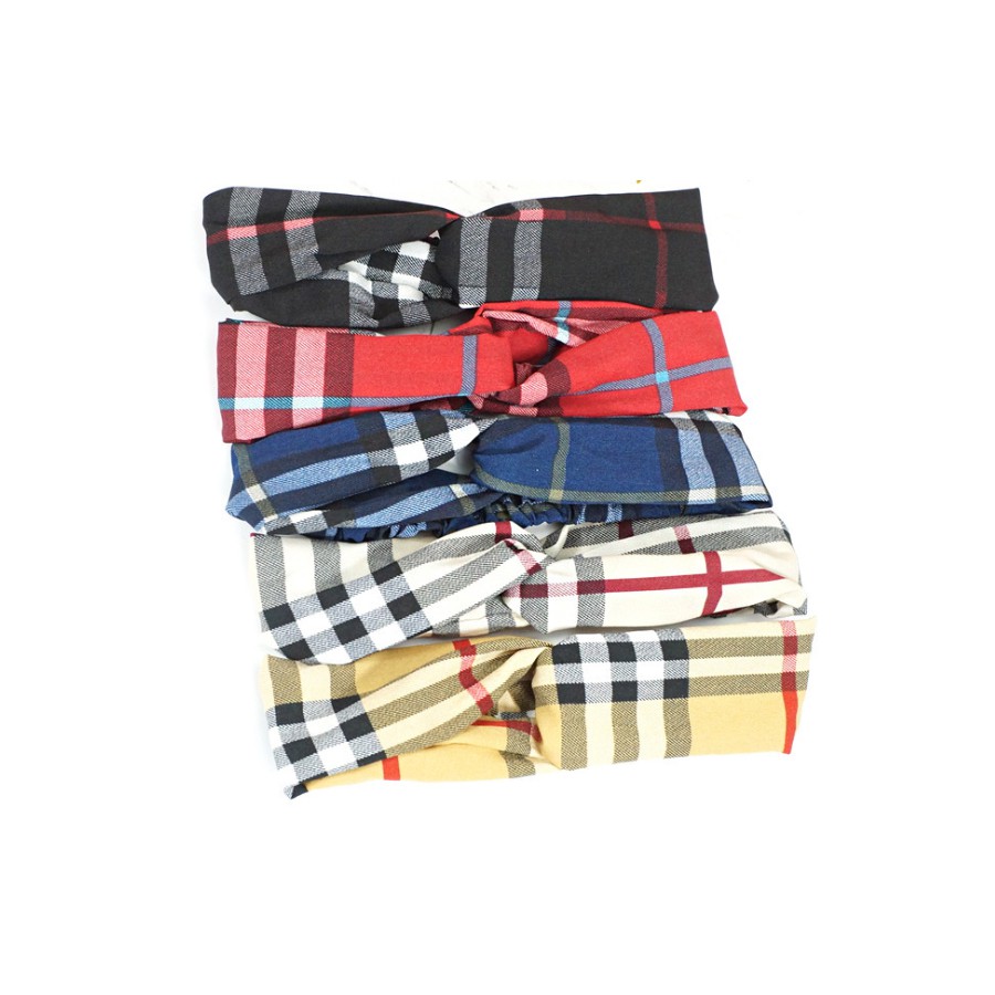 Băng đô turban kẻ nhiều mầu (Chọn mẫu) Song An Eco TB38 - Song An Eco TB39