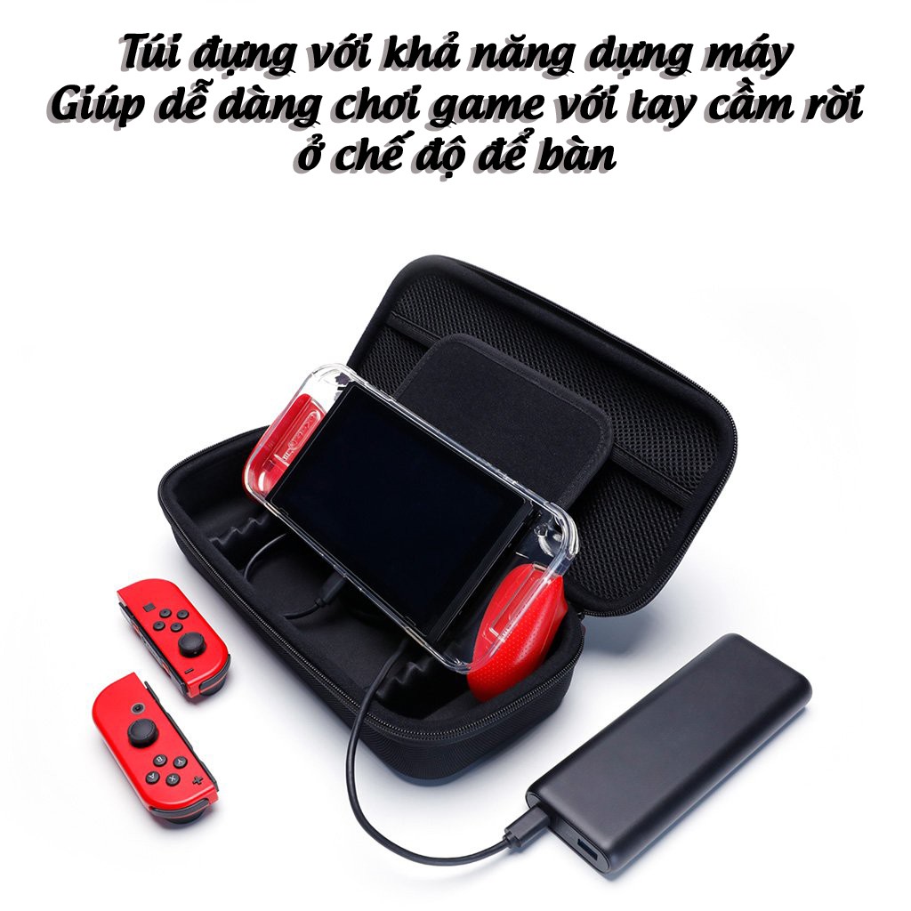 Ốp lưng tay cầm kèm túi đựng cao cấp cho Nintendo Switch chính hãng Skull &amp; Co