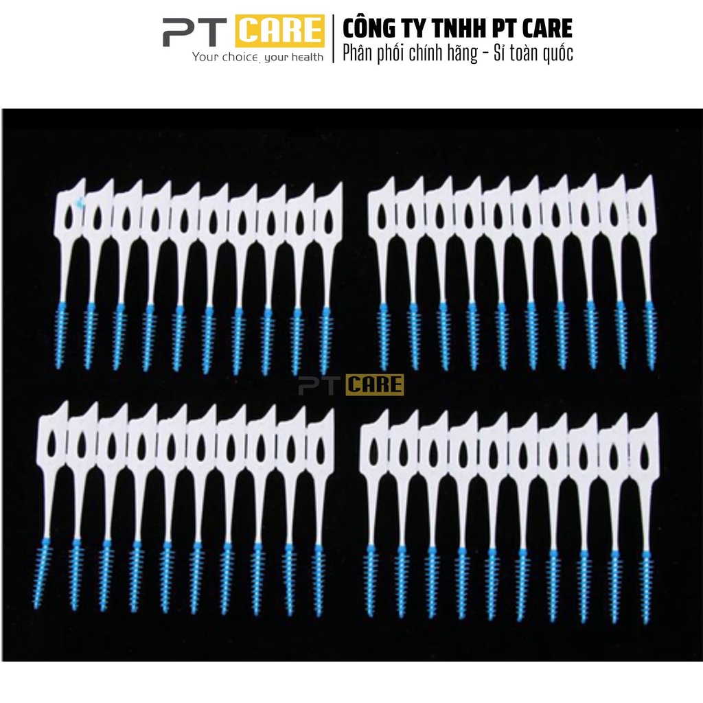 PT CARE | Tăm Silicon Siêu mềm Okamura Nhật Bản (Vỉ 60 cây)