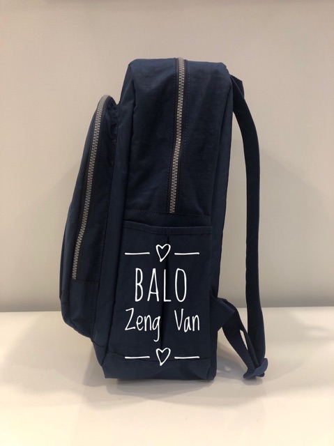 Balo Laptop KIPLING 107 dây kéo giữa