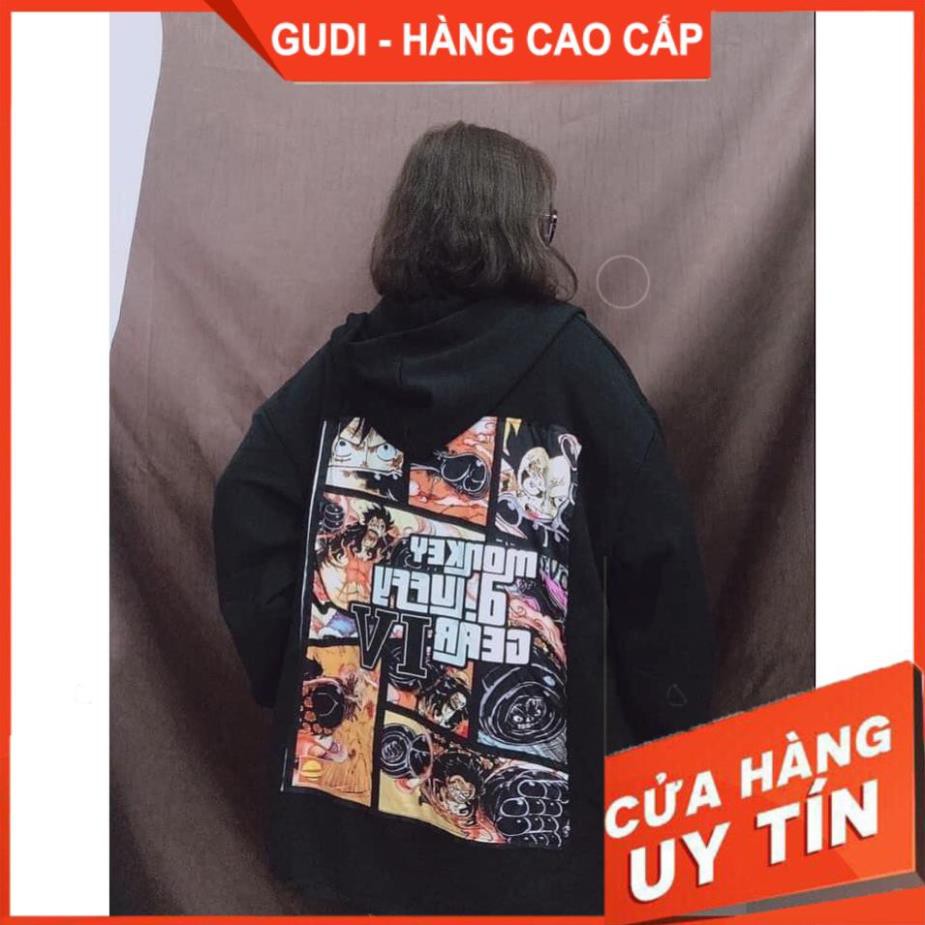 Áo Nỉ Hoodie Nữ Nam Unisex Monkey Chất Đẹp, Áo Khoác Thun Nỉ