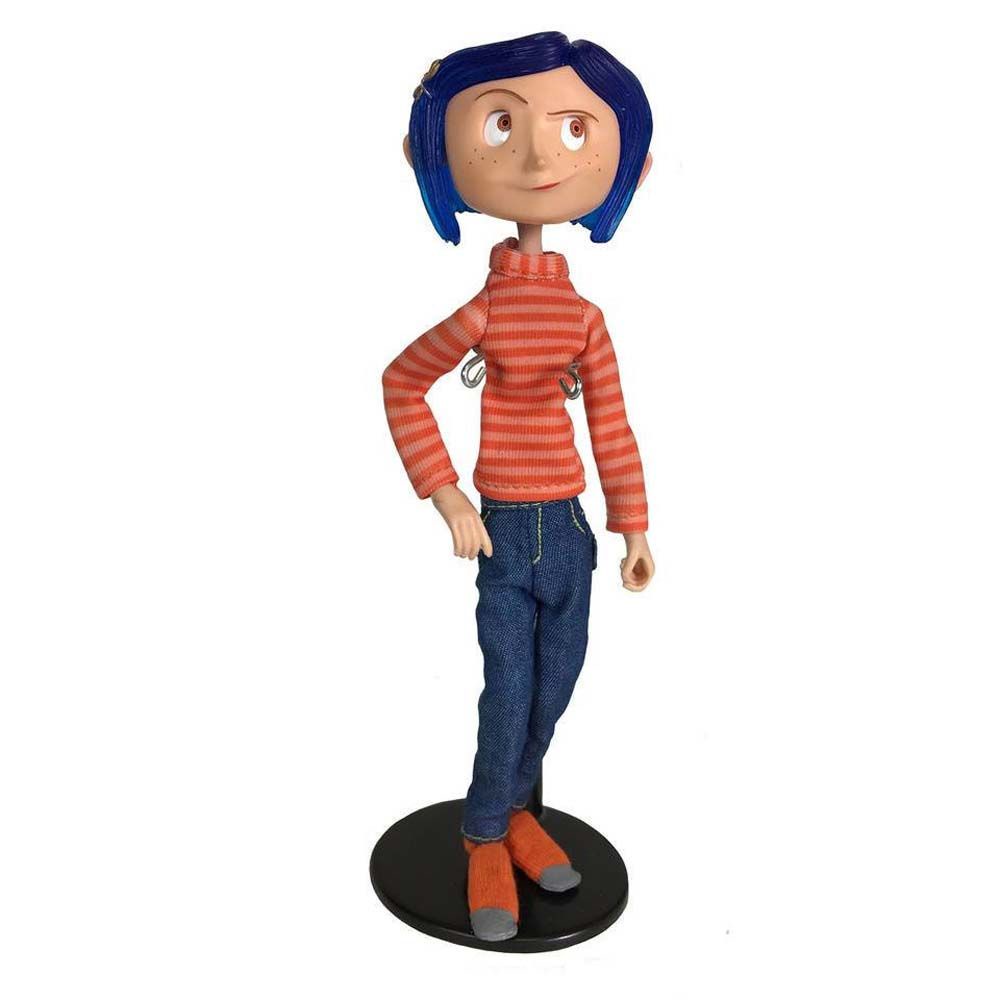 LANFY Kid Gifts Coraline &amp; the Secret Door Anime Figure Model Toys Action Figures Children Toys Model Toy 18cm Statue Striped Shirt PVC Anime Figurine/Multicolor