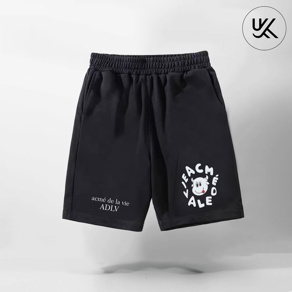 QUẦN SHORT ADLV Nam Nữ, chất thun Poly 2 da, đùi thể thao, cộc ngắn form rộng unisex. KKim shop