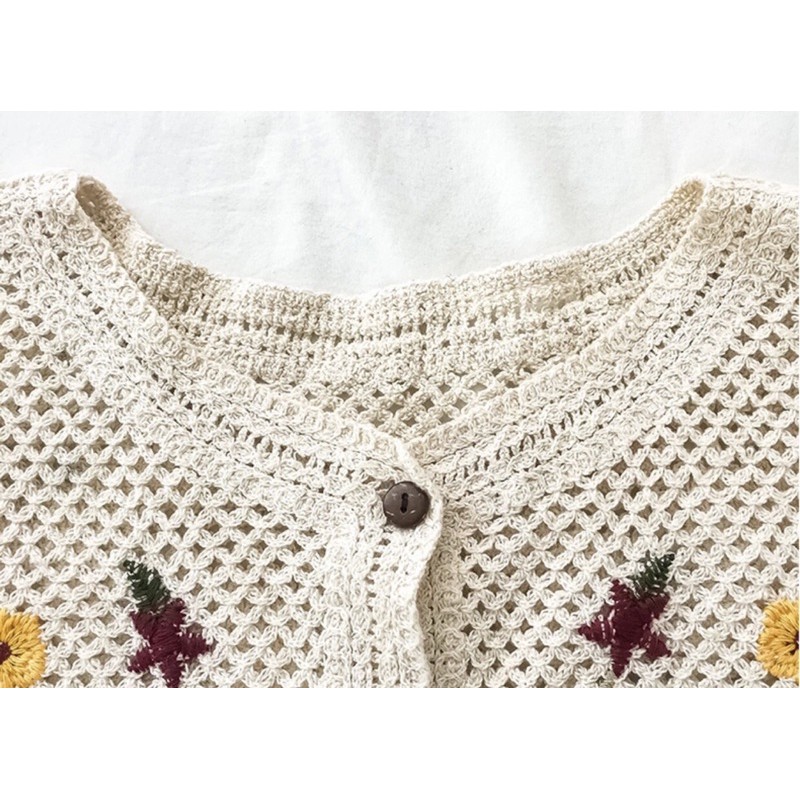 Order áo kiểu nữ thêu hoa Vintage 🌺🌺