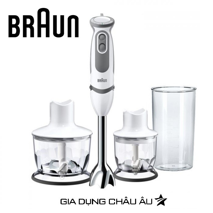 Máy xay cầm tay Braun MQ5030 Sauce Special - 750W - Hàng chính hãng - Bảo hành 1 đổi 1 trong vòng 24 tháng