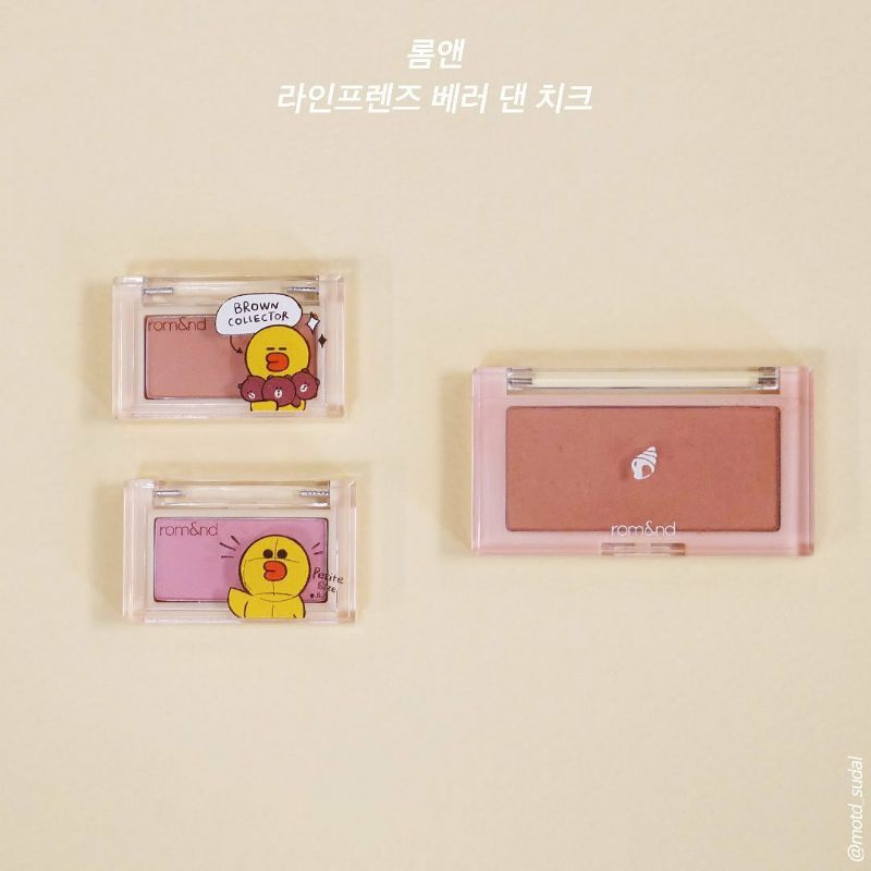 BST trang điểm Romand × LINE FRIENDS "Tiny But Mighty" | WebRaoVat - webraovat.net.vn