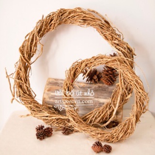 Vòng rễ cây trang trí các loại đường kính 25CM, 30CM hoặc 40CM