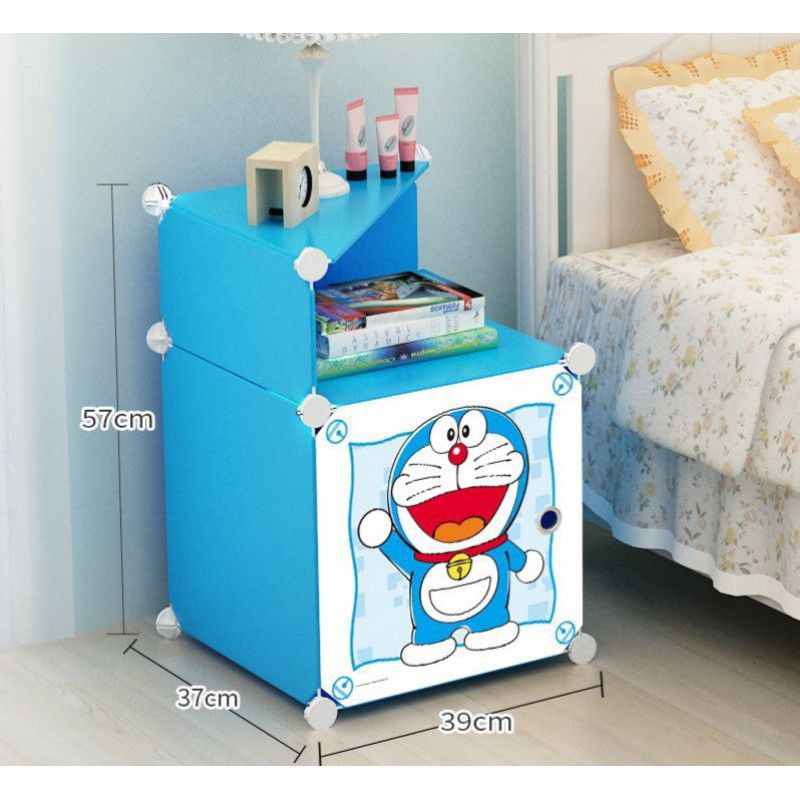 TỦ NHỰA LẮP GHÉP MINI 2 TẦNG ĐỂ ĐẦU GIƯỜNG NHỎ GỌN ( chọn màu theo phân loại)  bảo hành 1 năm