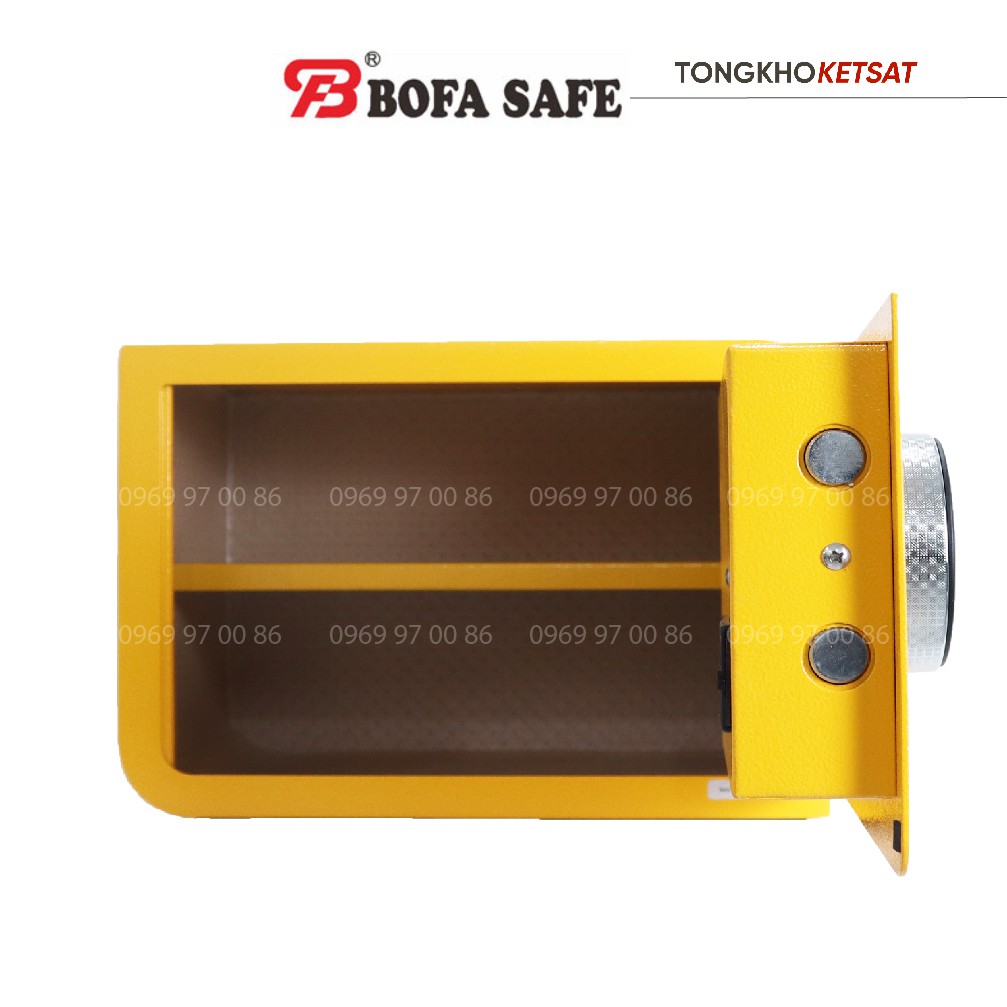 Két sắt nhập khẩu Bofa mini 🛵GIAO NHANH🛵 cỡ nhỏ khóa điện tử để trên bàn, để trong tủ loại 10kg hàng chính hãng