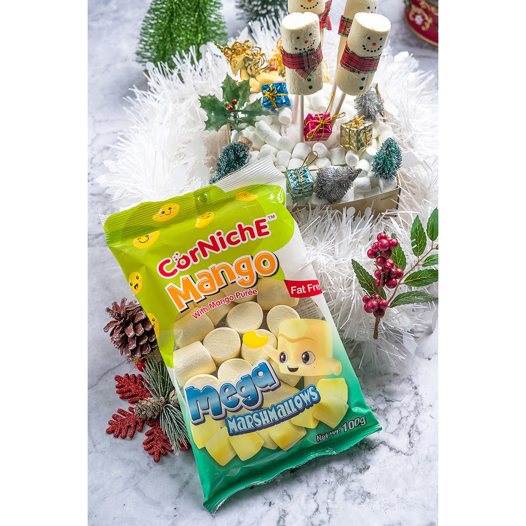 Kẹo Dẻo CorNichE Marshmallow Vị Xoài 100g - Kẹo Xốp