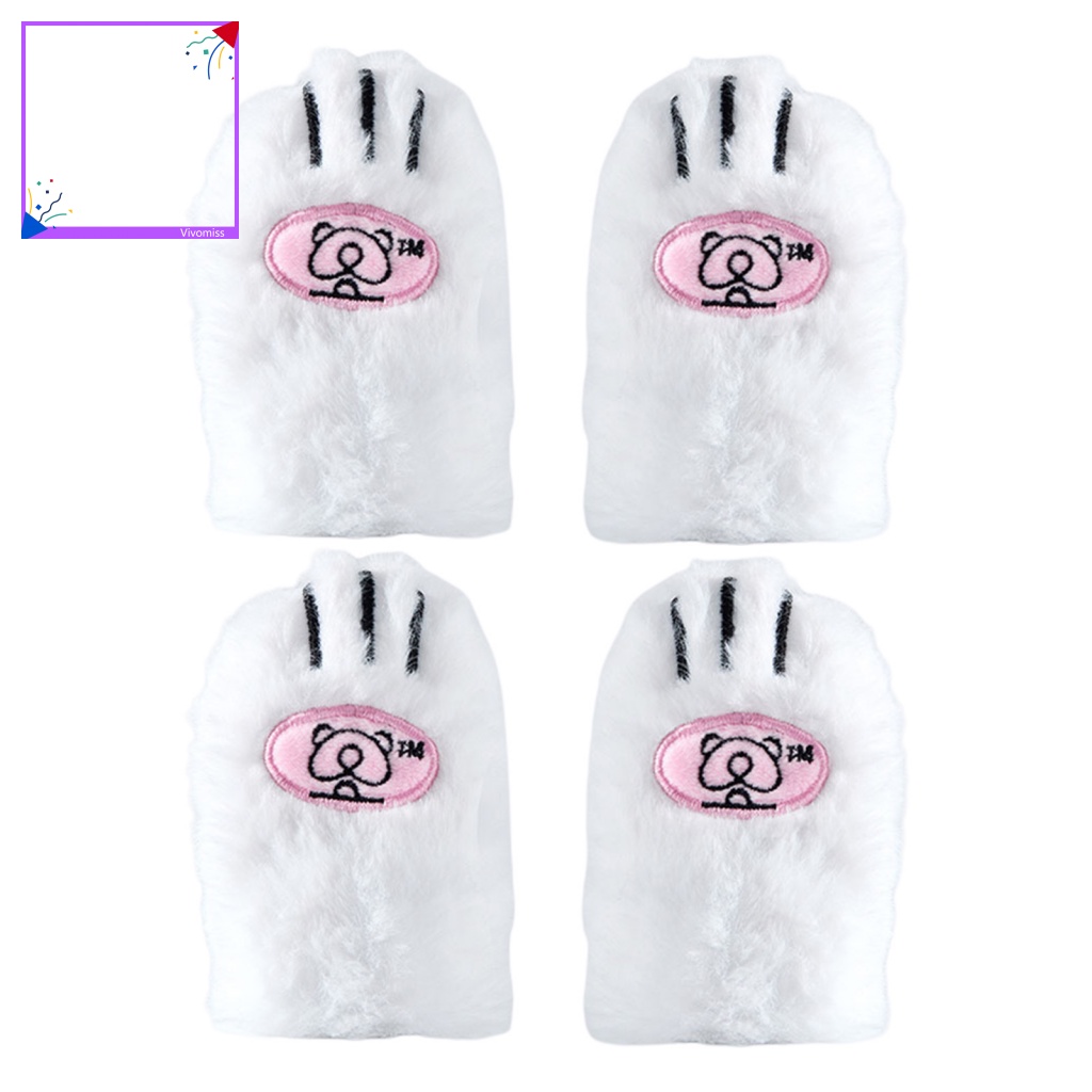 Vỏ Bọc Chân Mèo Bằng Lông Nhung Chống Cắn