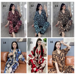 [50-70kg] Đồ Bộ Lụa Mango (Mai Ngô) - Tay Cánh Dơi Quần Dài (P3)