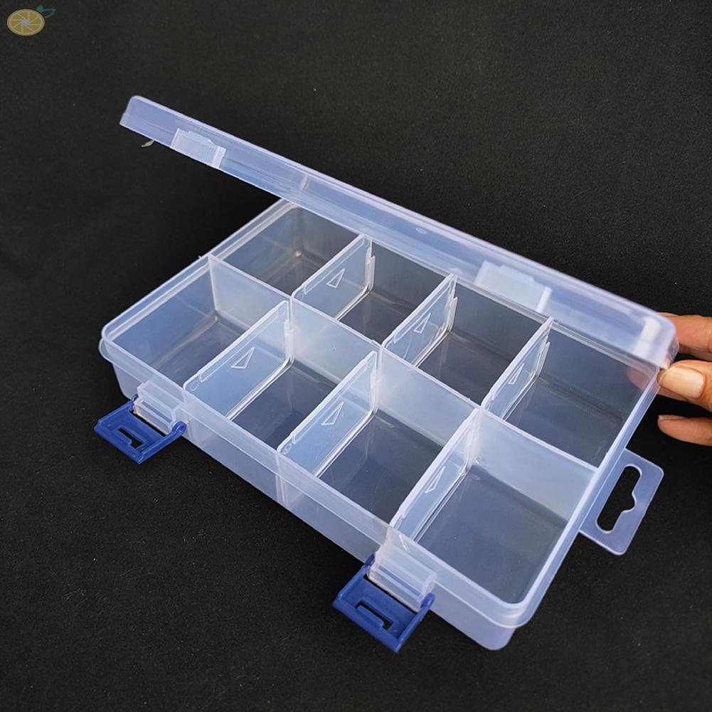 Hộp Đựng Ốc Vít 8 Ngăn Bằng Nhựa Có Thể Điều Chỉnh Kích Thước