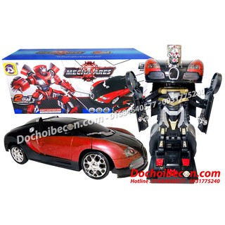 XE ROBOT BIẾN HÌNH MECHA ARES 8987, DÙNG PIN : CÓ ĐÈN NHẠC