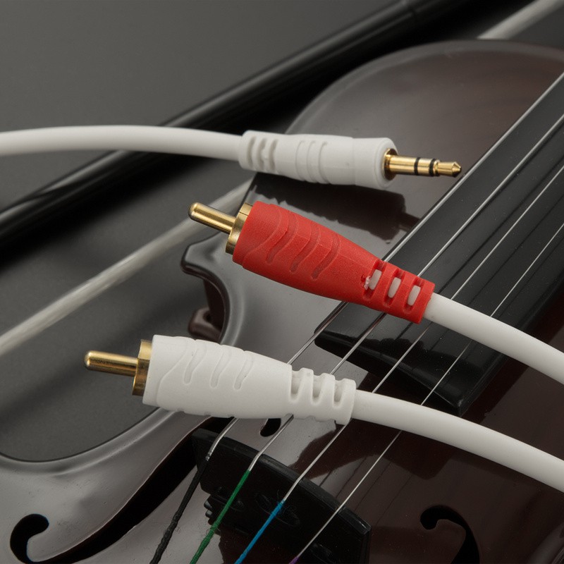 Cáp loa Jack 3.5 ra 2 đầu hoa sen dài 5M chính hãng Jstar