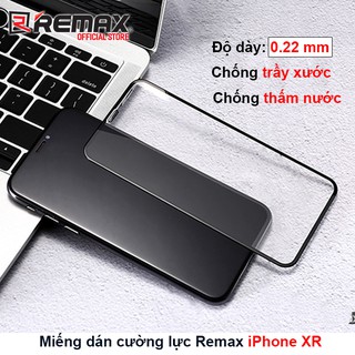 Miếng dán cường lực Remax iPhone XR